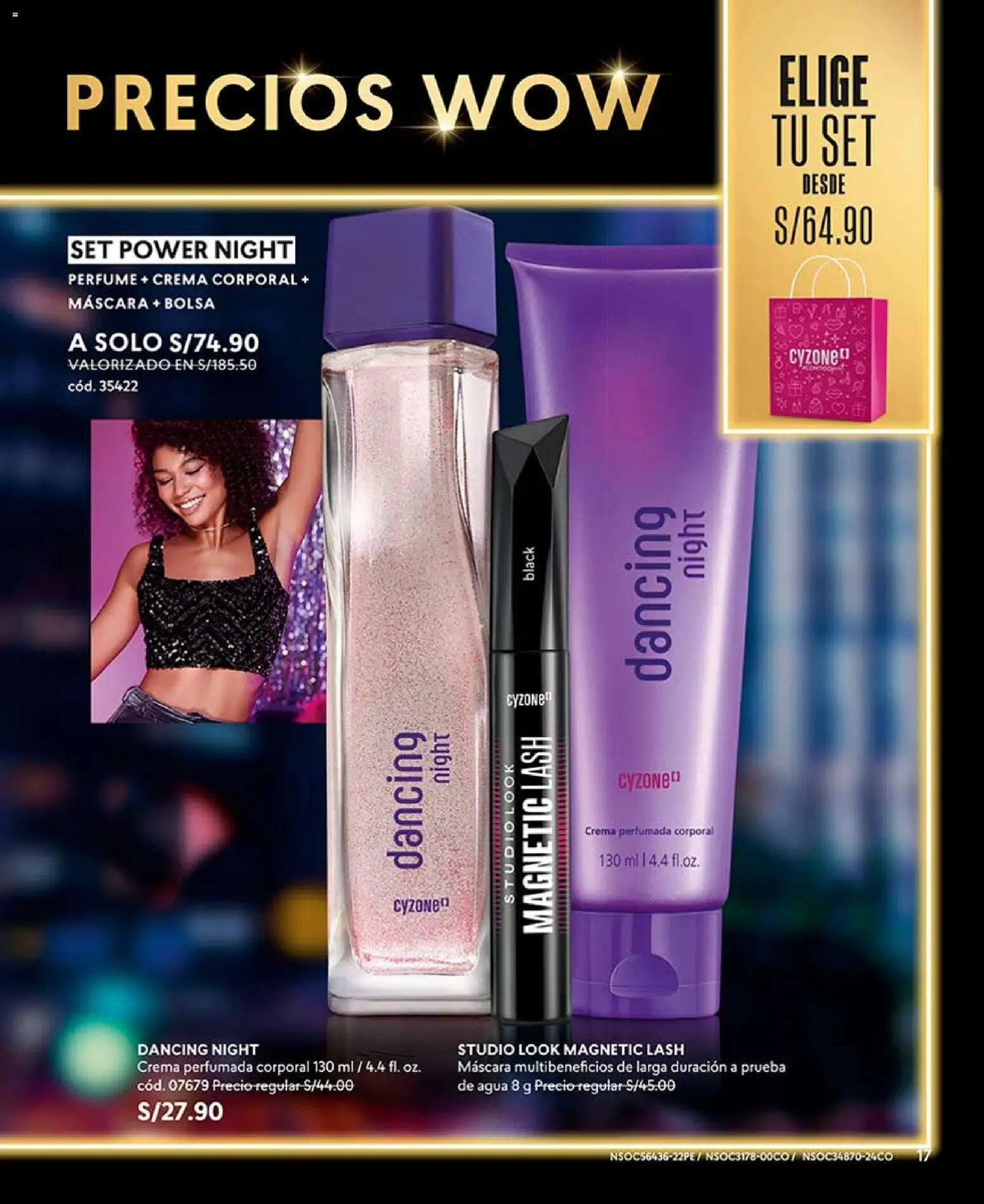 Catálogo CyZone válido desde 04.04.2026 | Página: 17 | Productos: Máscara, Crema, Bolsa, Perfume