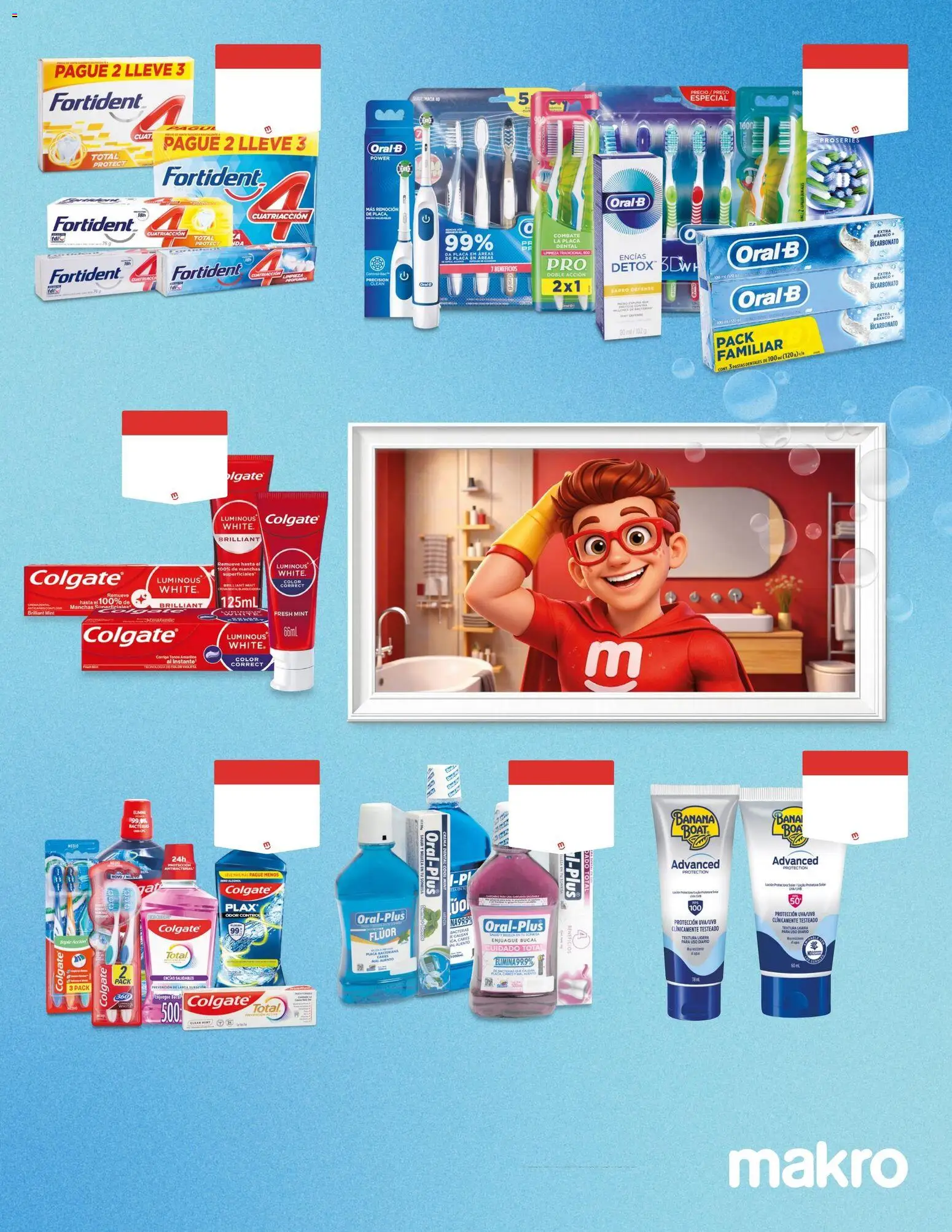 Makro revista - valida desde el 08.05.2026 | Página: 3 | Productos: Crema, Mermelada, Enjuague bucal, Crema dental