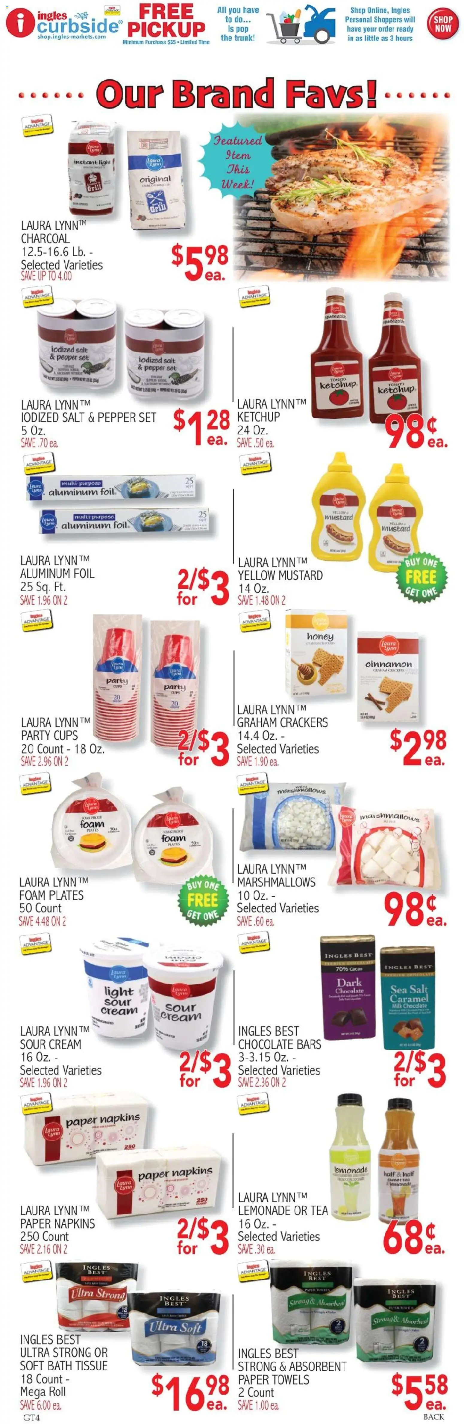 Ingles Weekly Ad - valid from 03.06.2026 | Page: 8 | Products: Milk, Ketchup, Salt, Pepper