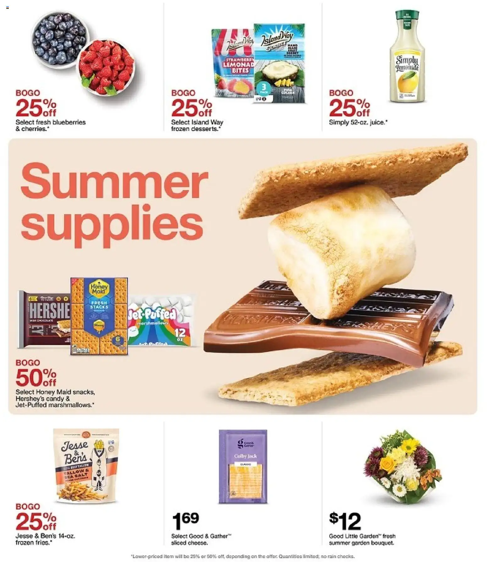 Target Weekly Ad - valid from 31.05.2026 | Page: 9 | Products: Cherries, Juice, Blueberries