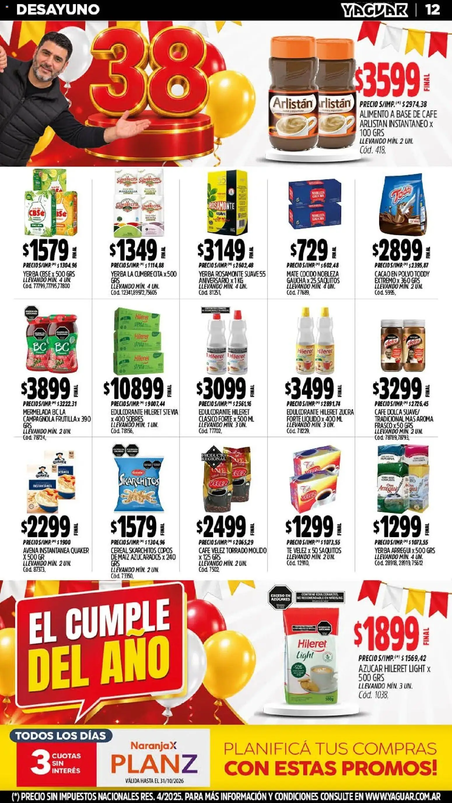 Yaguar - Oferta Semanal Córdoba │ válido desde el 05/10/2026 | Página: 10