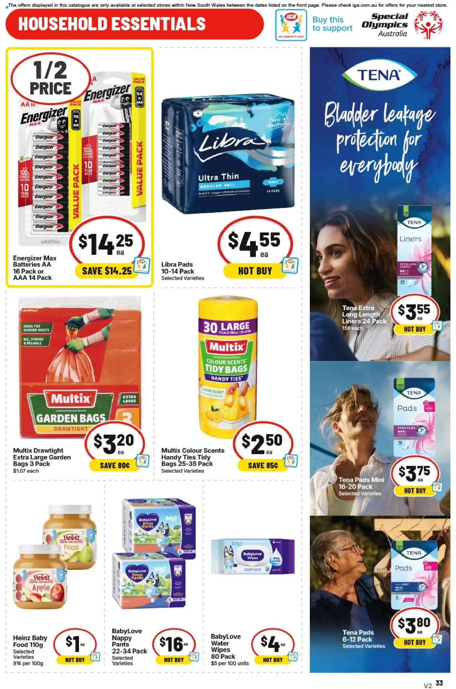 IGA catalogue - valid from 06.05.2026 | Page: 30 | Products: Household, Water, Pants, Lemon