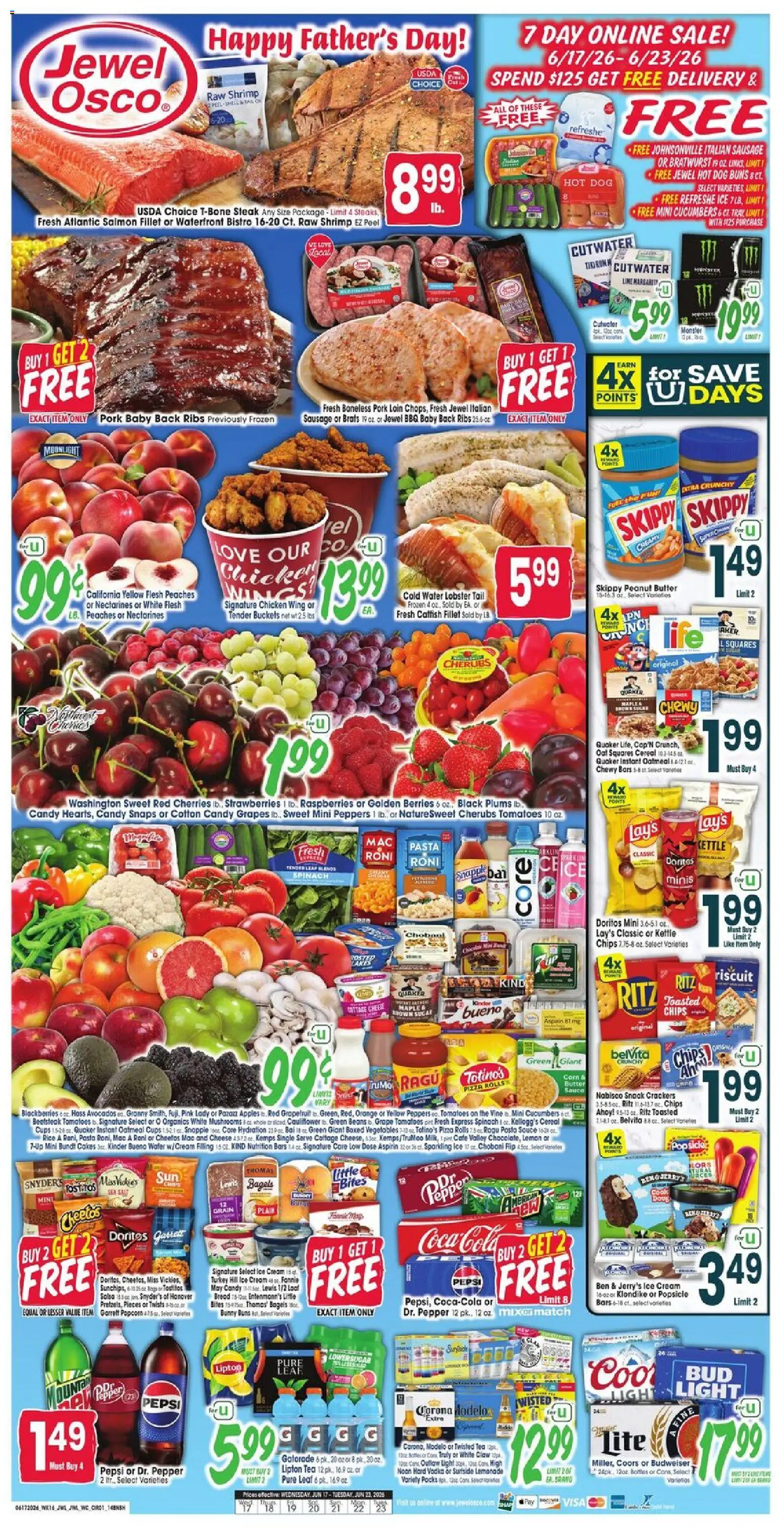 Jewel Osco Weekly Ad - IL - valid from 17.06.2026 | Page: 1