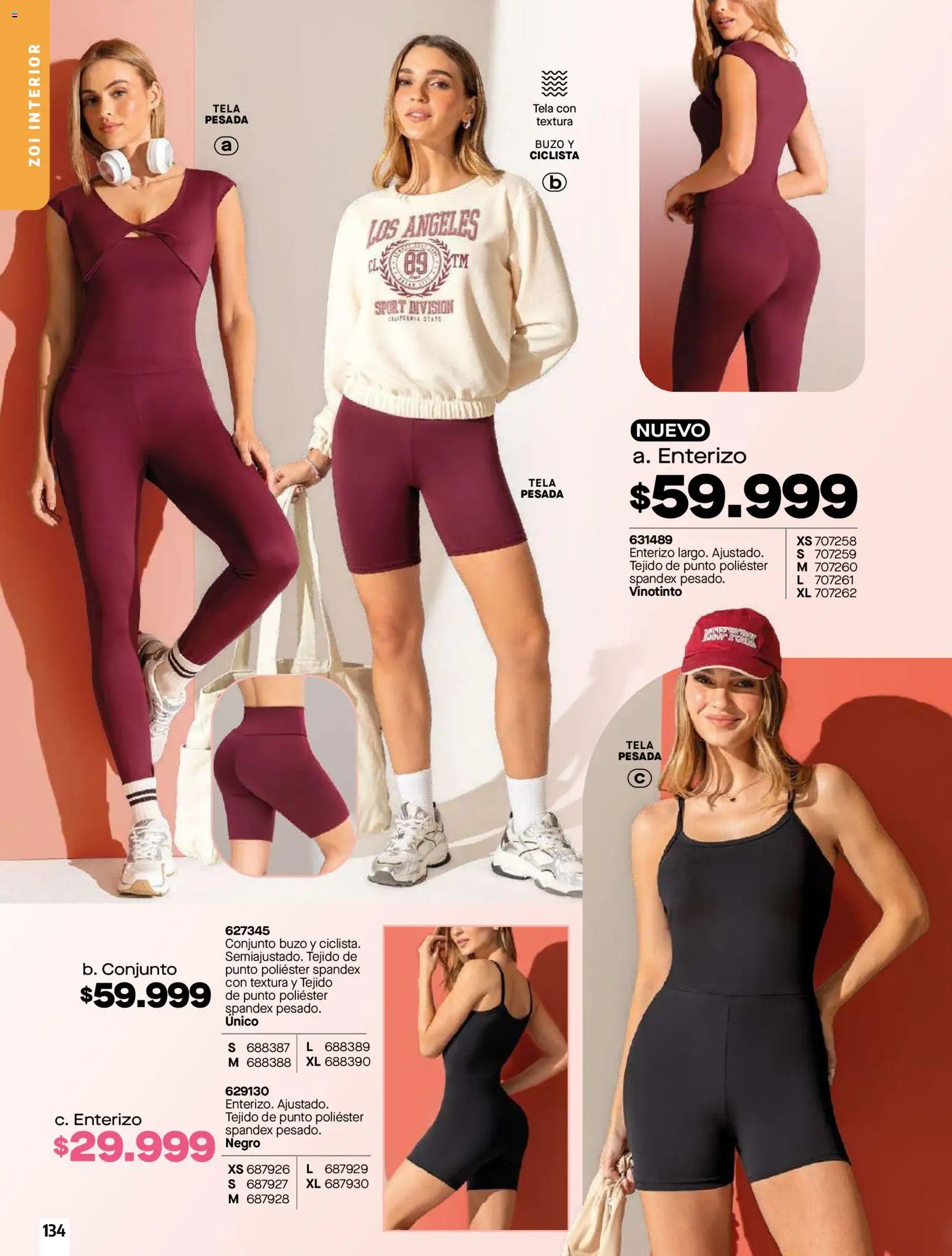 Carmel revista - valida desde el 01.06.2026 | Página: 134 | Productos: Buzo, Conjunto, Enterizo