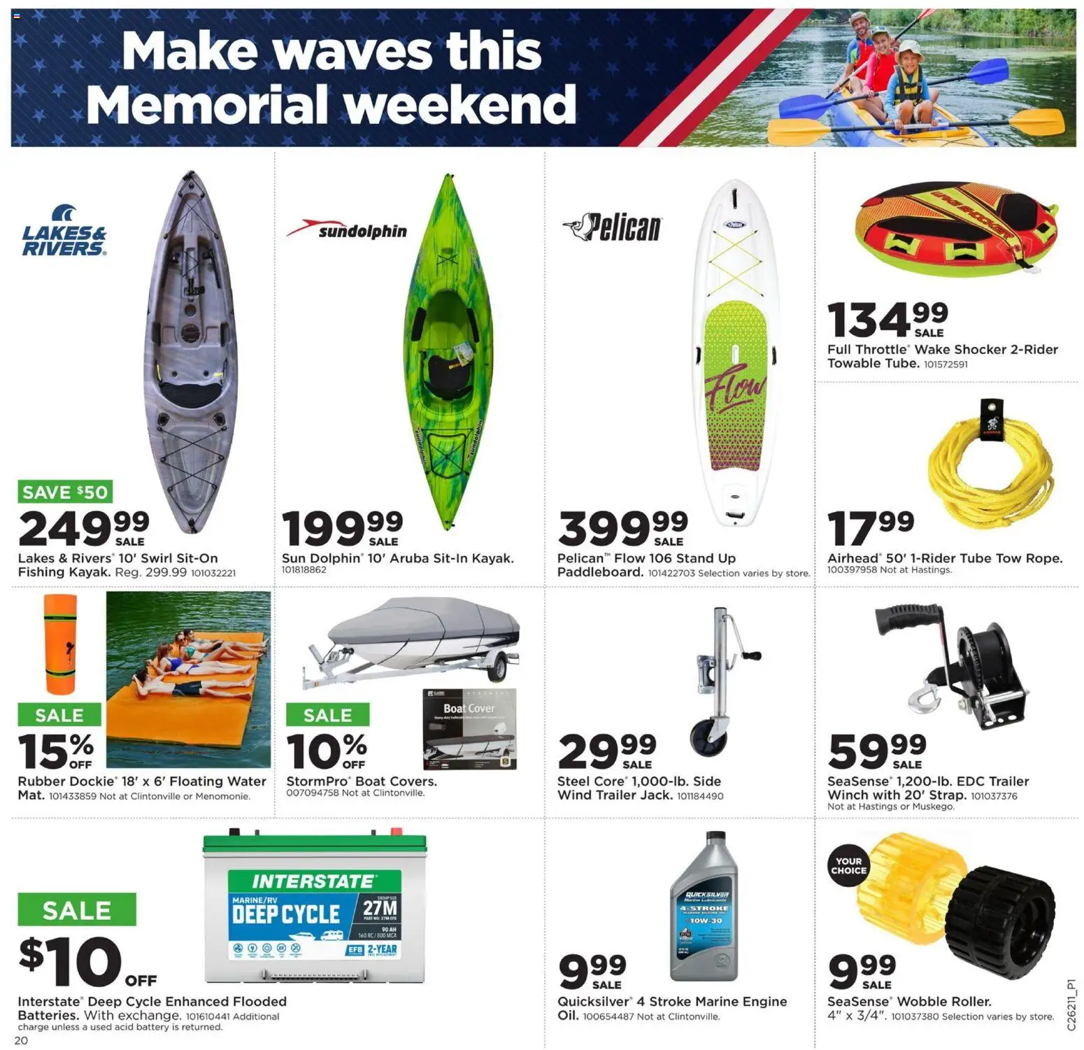 Mills Fleet Farm Weekly Ad - valid from 18.05.2026 | Page: 24 | Products: Battery, Water