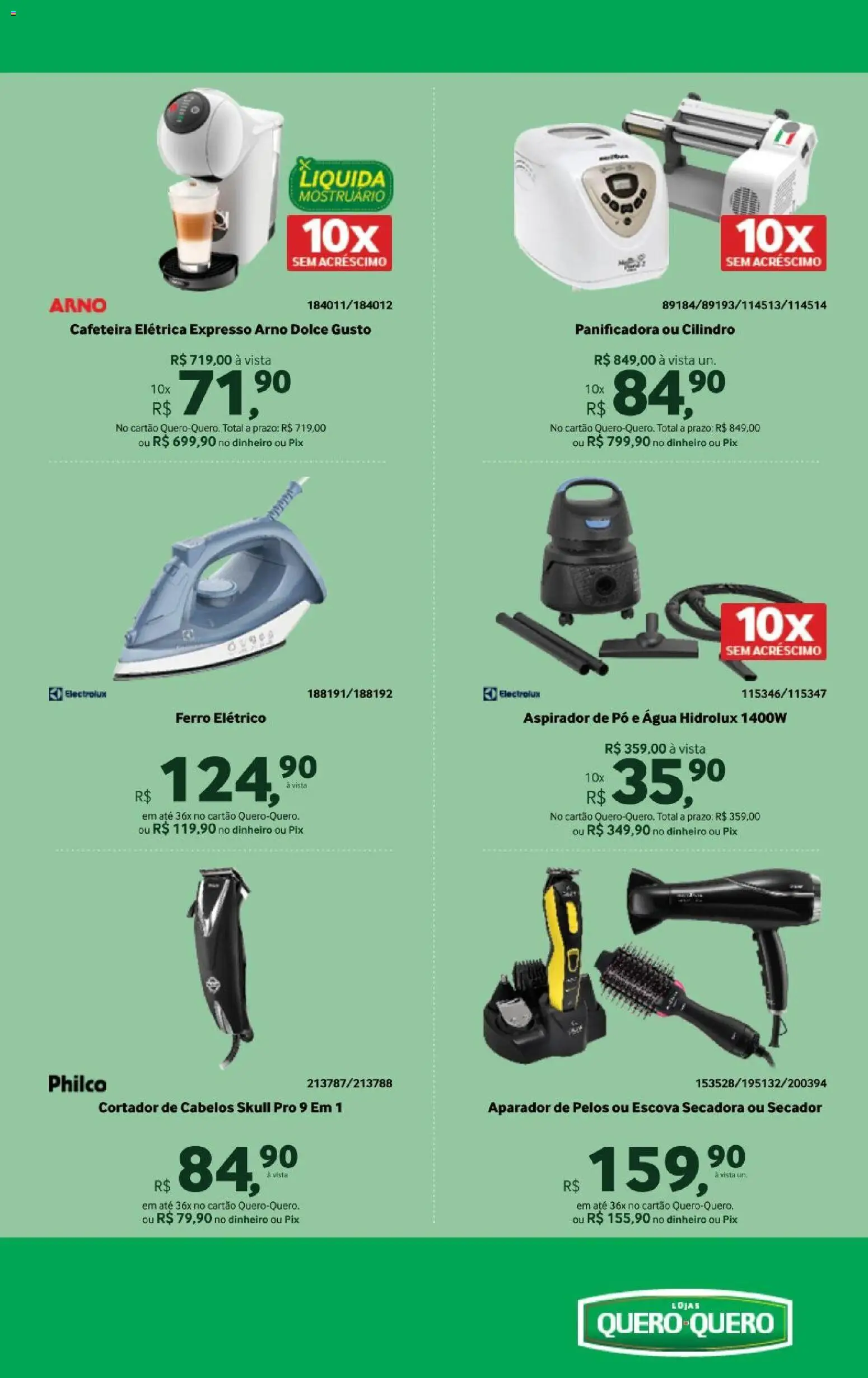 Lojas Quero-Quero Folheto - válido de 16.03.2026 | Página: 6 | Produtos: Escova secadora, Pó, Escova, Aparador de pelos