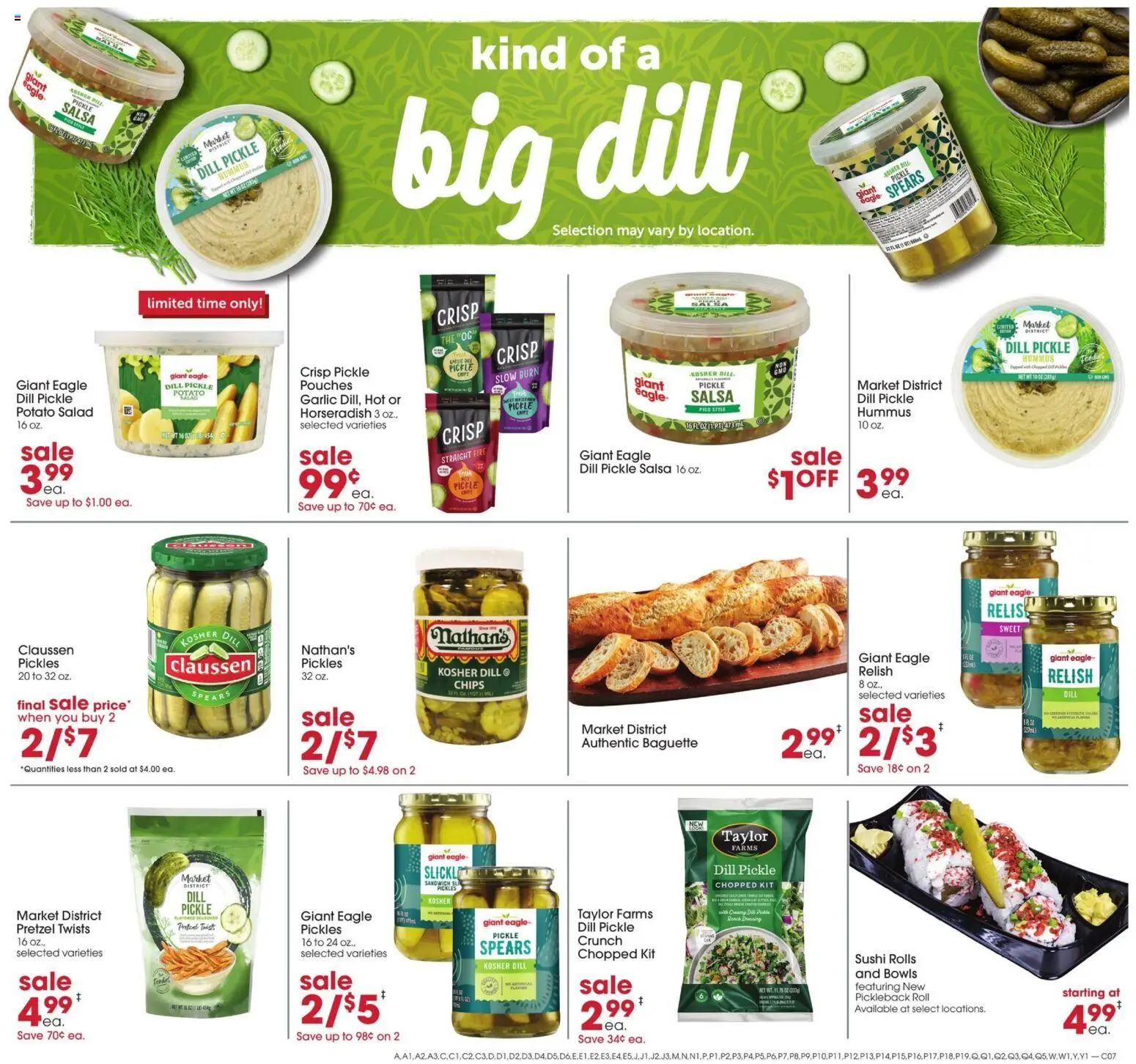 Giant Eagle Weekly Ad - valid from 07/16/2026 | Page: 7 | Products: Chips, Salad, Garlic, Dill