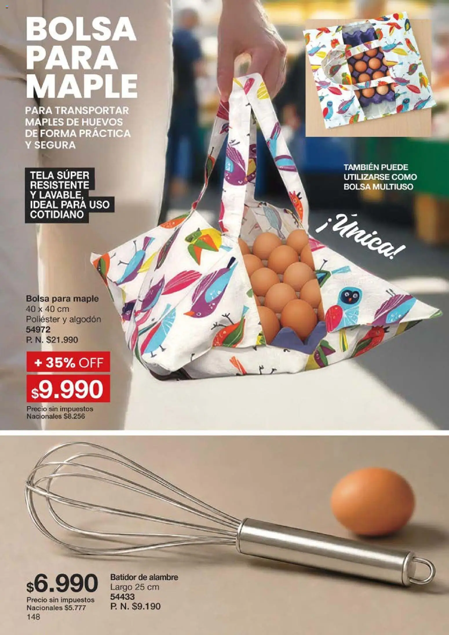 Gigot catálogo │ válido desde el 29/09/2026 | Página: 148 | Productos: Algodón, Bolsa, Batidor, Huevos
