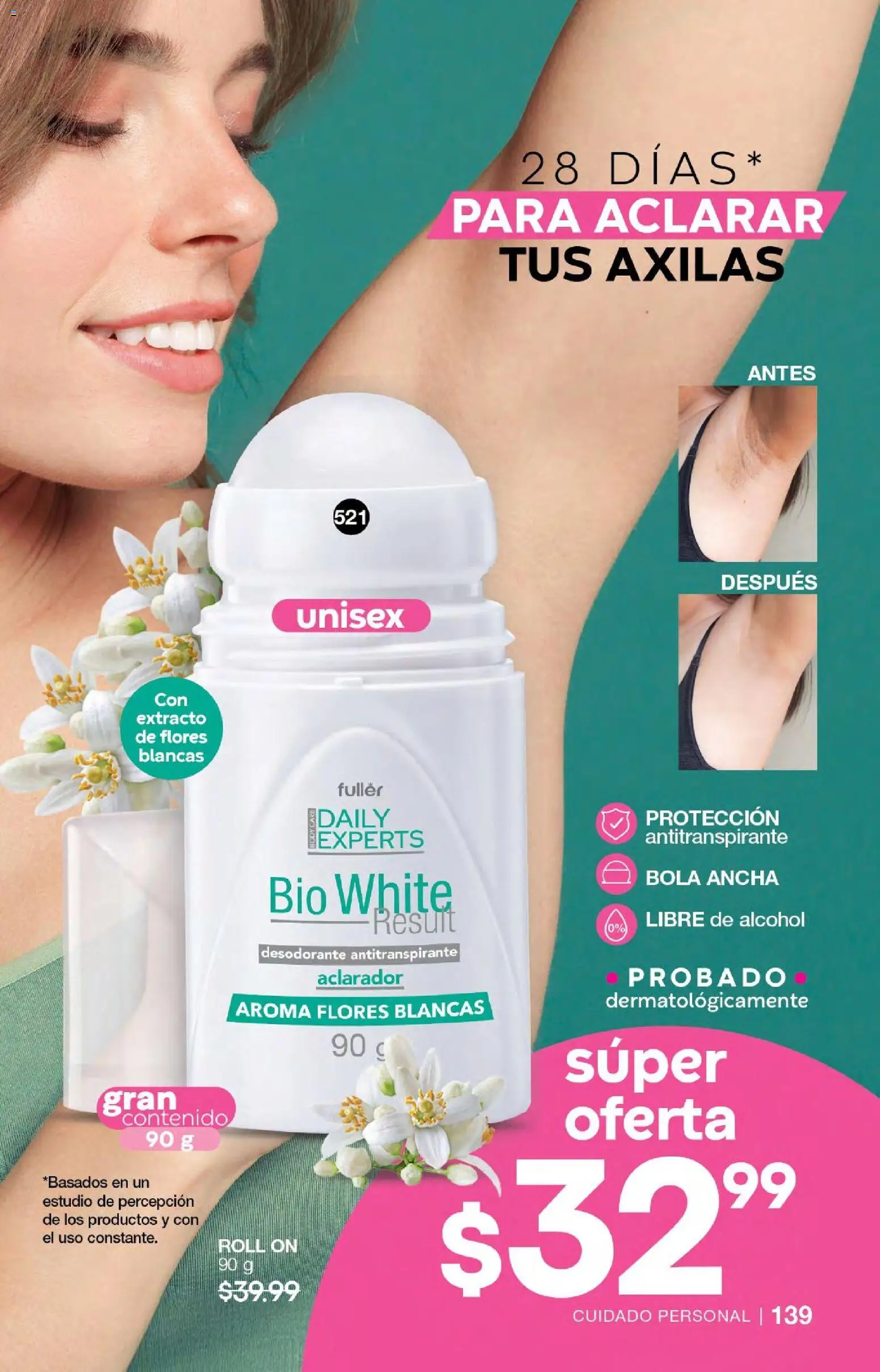 Nuevas ofertas de Fuller válidas en toda la República Mexicana desde el 24.06.2026. ¡Encuentra las mejores ofertas en Fuller campaña 6 2026! | Página: 116 | Productos: Desodorante, Antitranspirante, Body