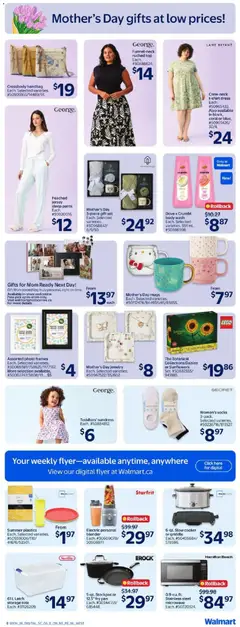 Preview of Walmart weekly flyer from shop Walmart valid from 30.04.2026 | Page: 11 | Products: Handbag, Cooker, Body wash, Tshirt
