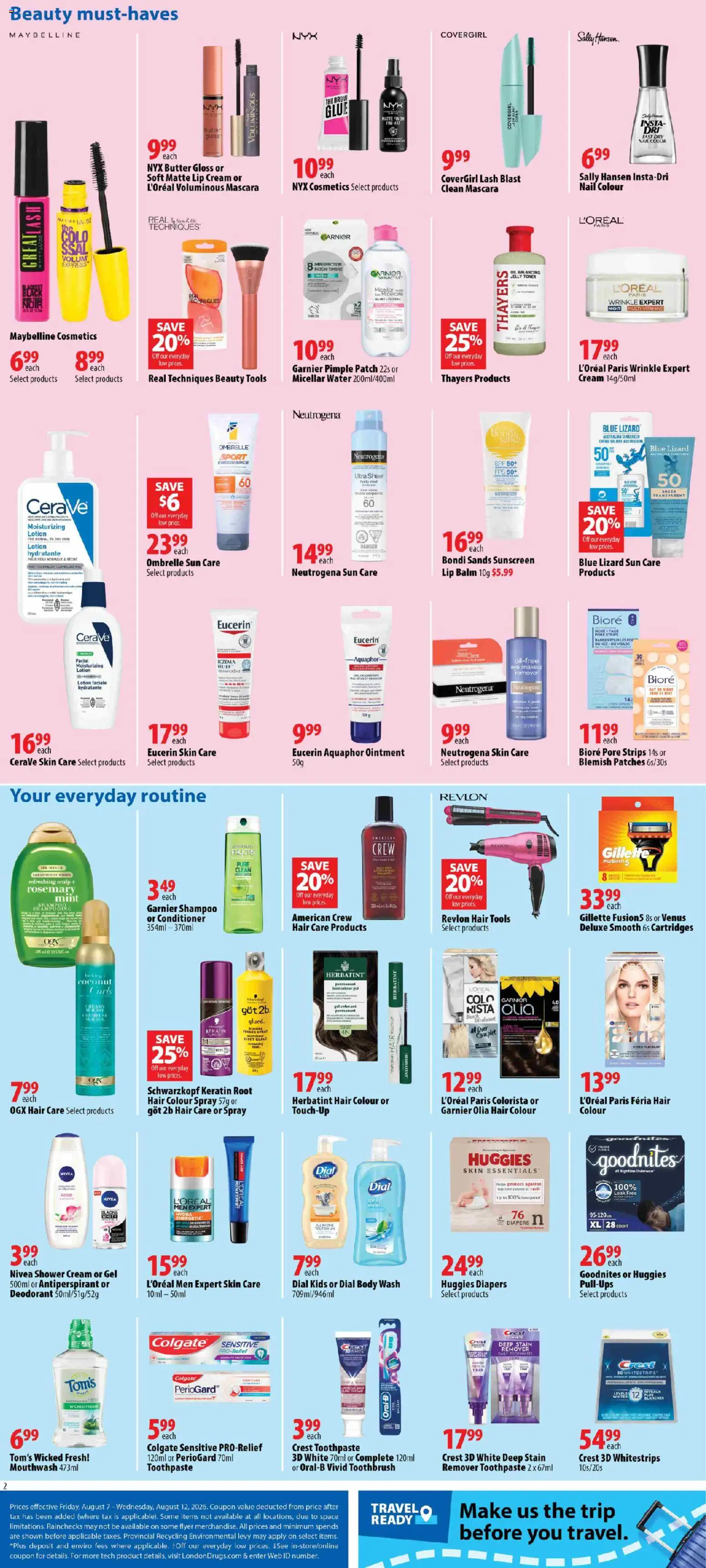 London Drugs flyer valid from Aug 7, 2026 | Page: 3