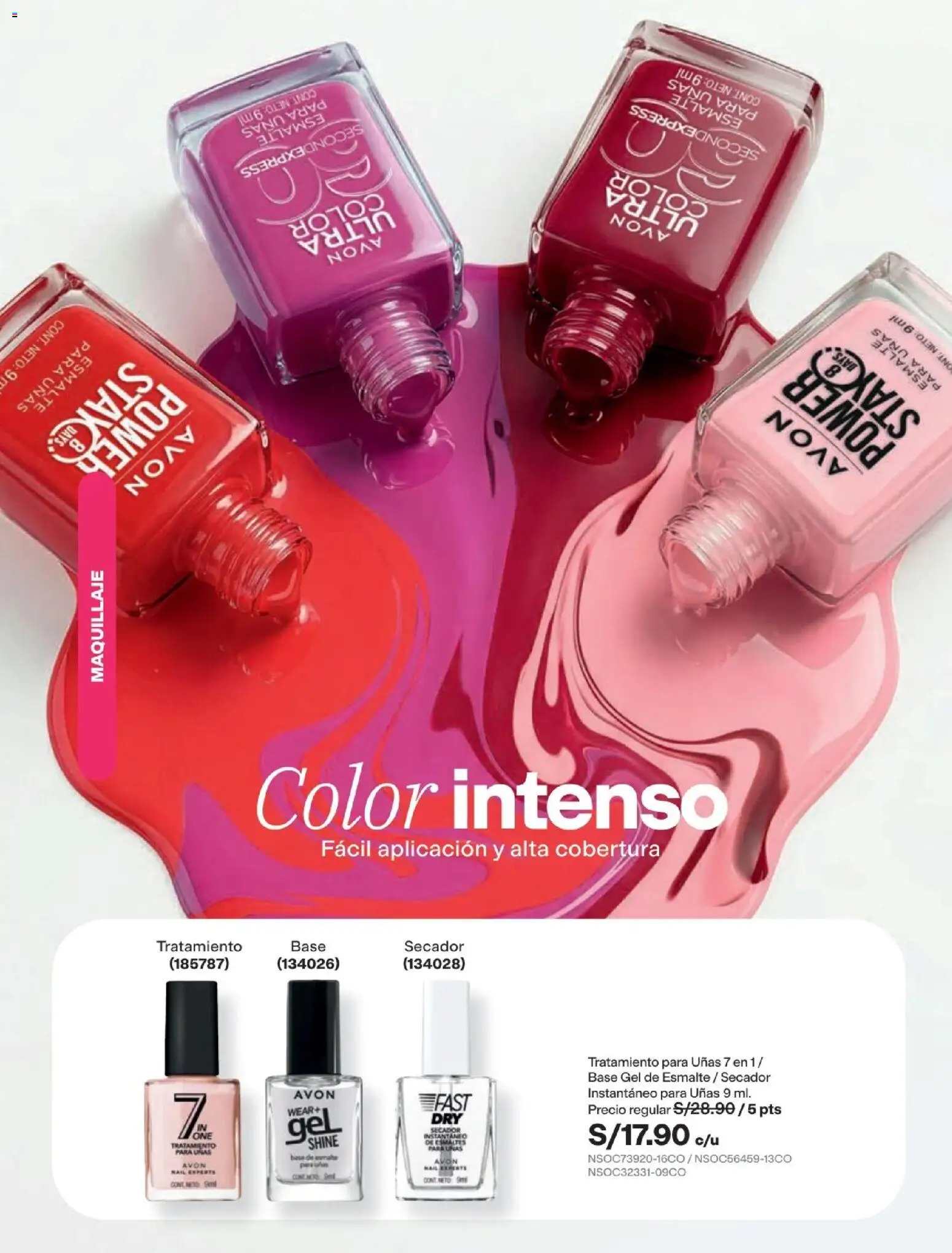 Catálogo Avon válido desde 22/07/2026 | Página: 43 | Productos: Maquillaje