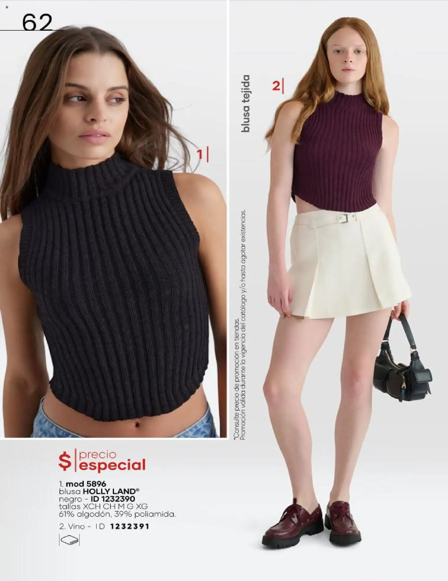 Nuevas ofertas de Price Shoes válidas en toda la República Mexicana desde el 16.06.2026. ¡Encuentra las mejores ofertas en Price Shoes catálogo Cierre de temporada! | Página: 62 | Productos: Blusa, Vino