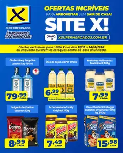 X Supermercados ofertas incríveis - Pré-Visualização do folheto da loja X Supermercados, válido de 19/10/2026