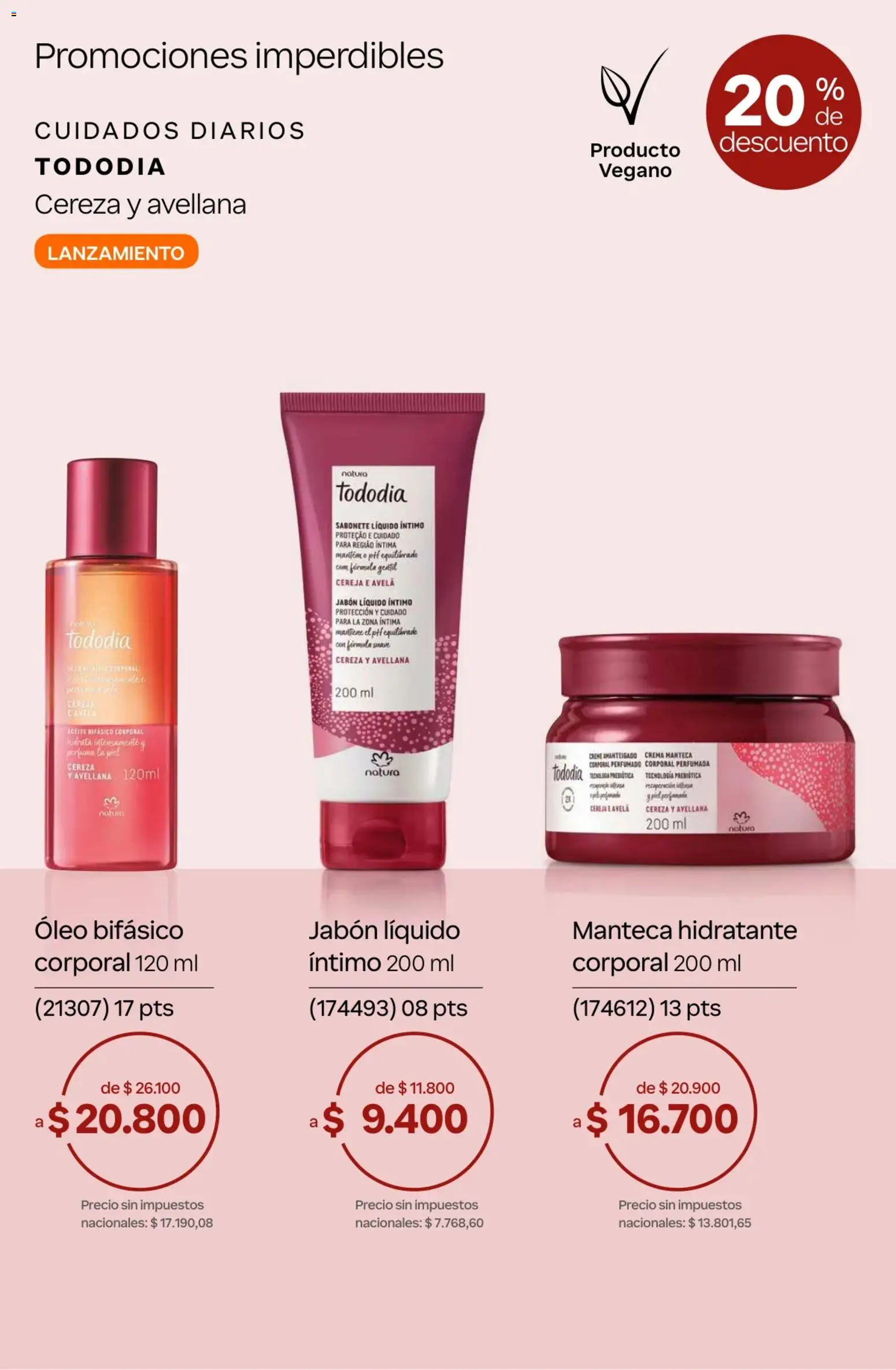 Catálogo Natura Ciclo 10 │ válido desde el 30/06/2026 | Página: 55 | Productos: Aceite, Jabón líquido, Manteca, Crema