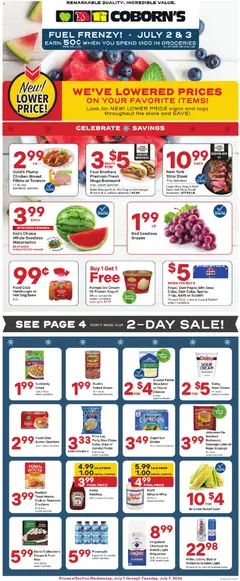 Preview of Coborn's weekly ads valid from 07/01/2026