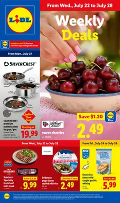 Preview of Lidl weekly ads valid from 07/22/2026