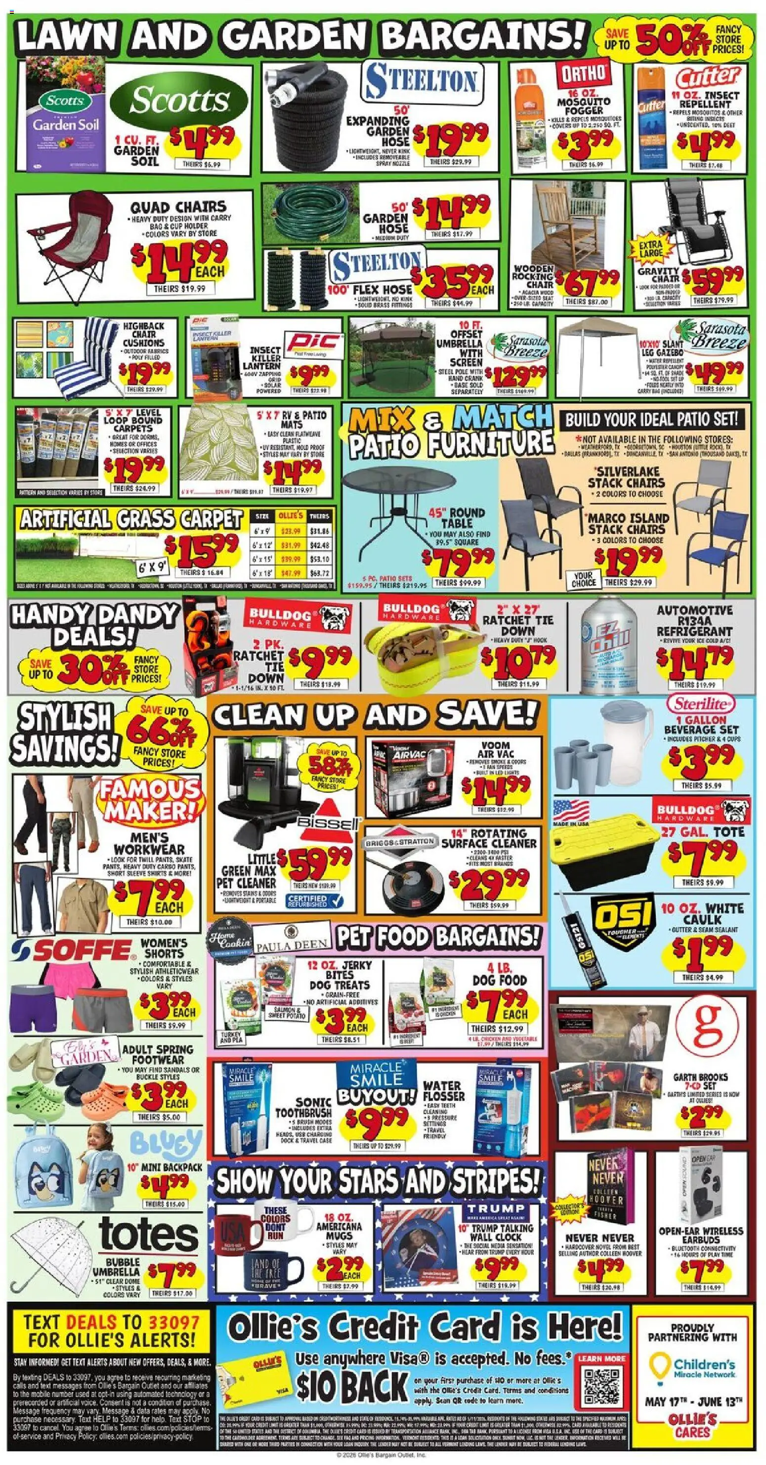 Ollie's Ad - valid from 03.06.2026 | Page: 2 | Products: Carpet, Dog Treats, Water, Usb