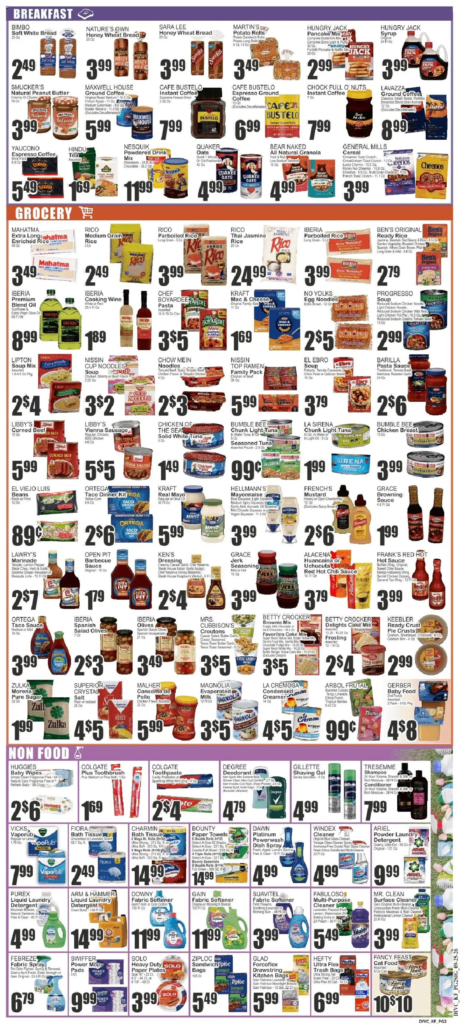 Food Universe Weekly Ad - valid from 09/25/2026 | Page: 2 | Products: Baby food, Lime, Cereal, Beans