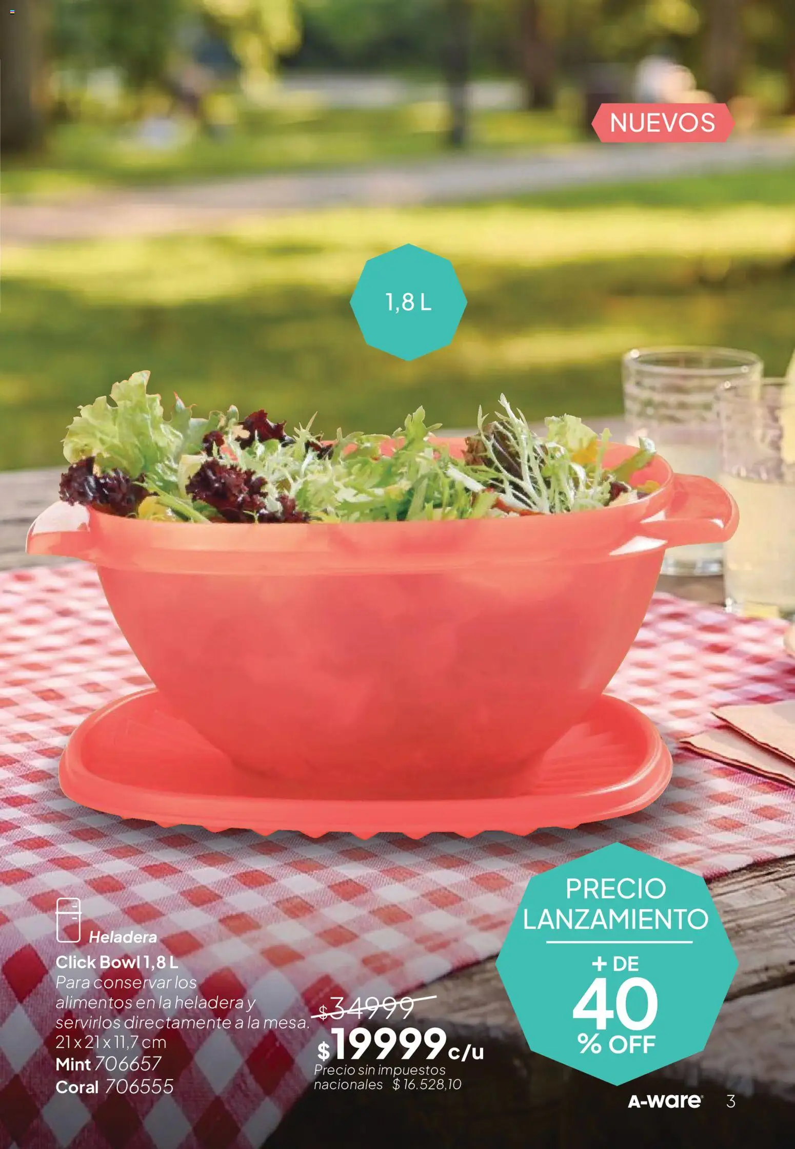 Tupperware Folleto │ válido desde el 18/09/2026 | Página: 4 | Productos: Bowl, Mesa, Alimentos, Heladera