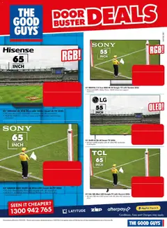 Preview of The Good Guys catalogue - valid from 10/09/2026 | Page: 22 | Products: Door, Tv, Smart tv, Screen