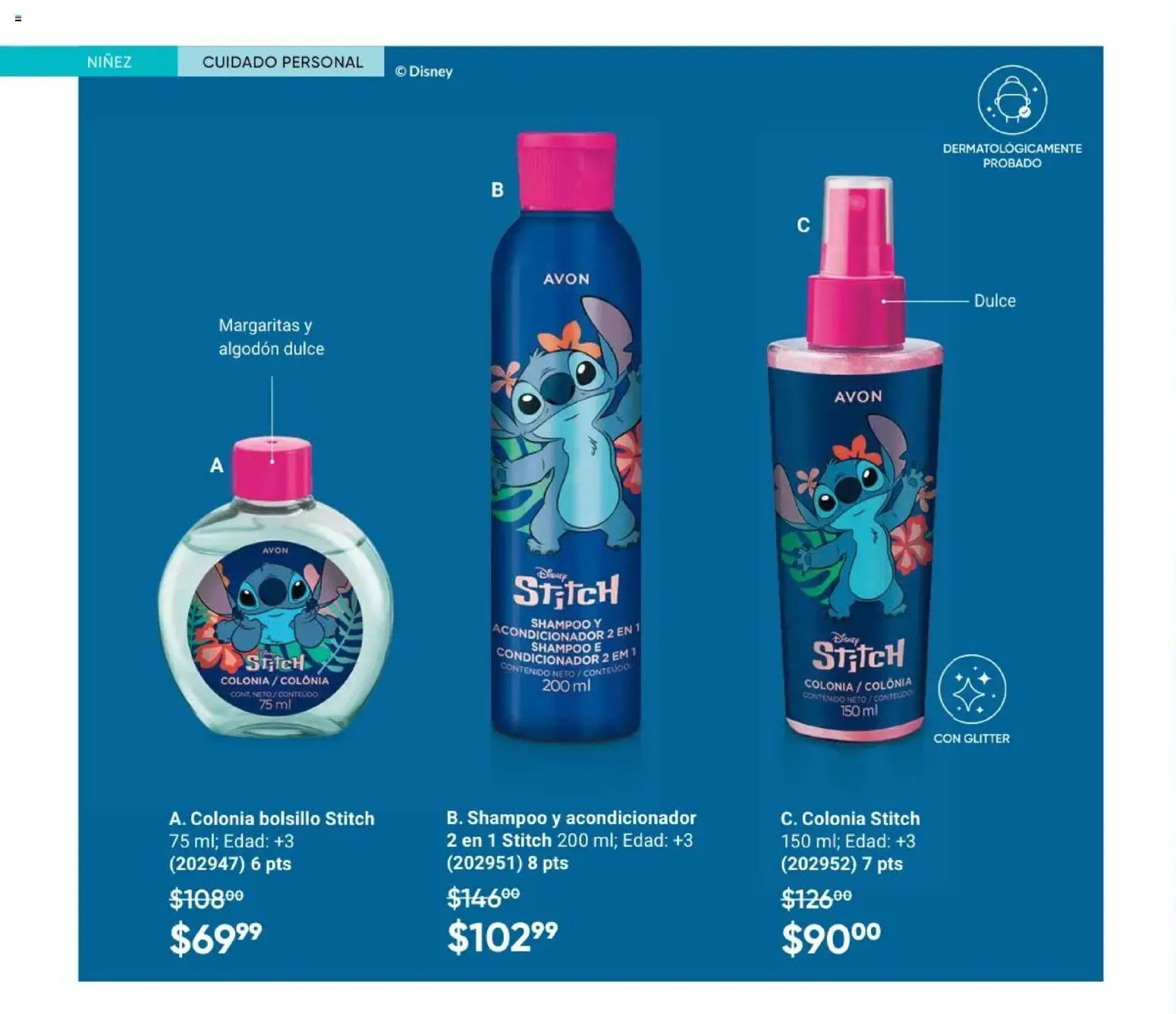 Nuevas ofertas de AVON válidas en toda la República Mexicana desde el 31/07/2026. ¡Encuentra las mejores ofertas en AVON Casa & Estilo 12 2026! | Página: 150 | Productos: Glitter, Algodón, Acondicionador