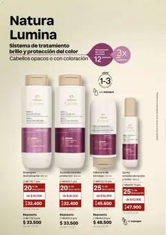 Natura catálogo Ciclo 11 -  Vista previa de la revista de la tienda Natura valido desde el 01/07/2026 | Página: 137 | Productos: Shampoo, Brillo, Mascarilla, Acondicionador