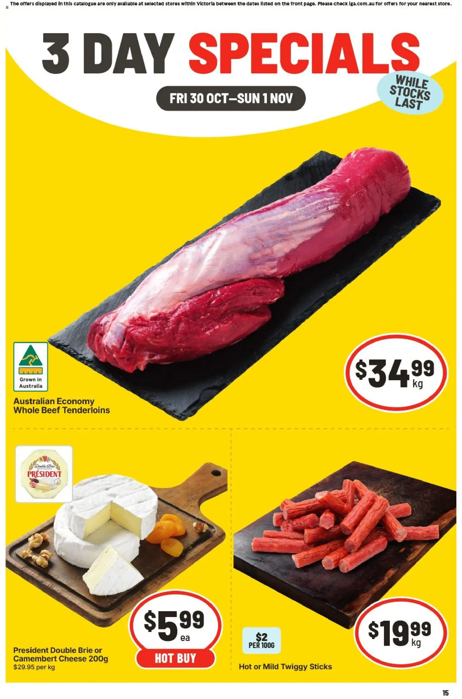 IGA catalogue - valid from 30/10/2026 | Page: 1