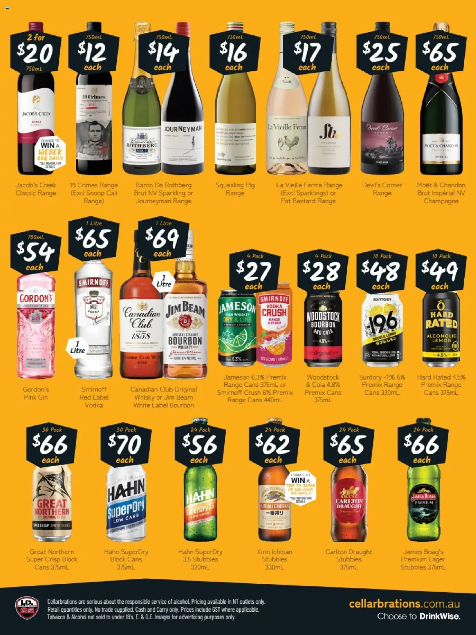 Cellarbrations catalogue - valid from 01.06.2026 | Page: 2 | Products: Bourbon, Whiskey, Peach, Lime