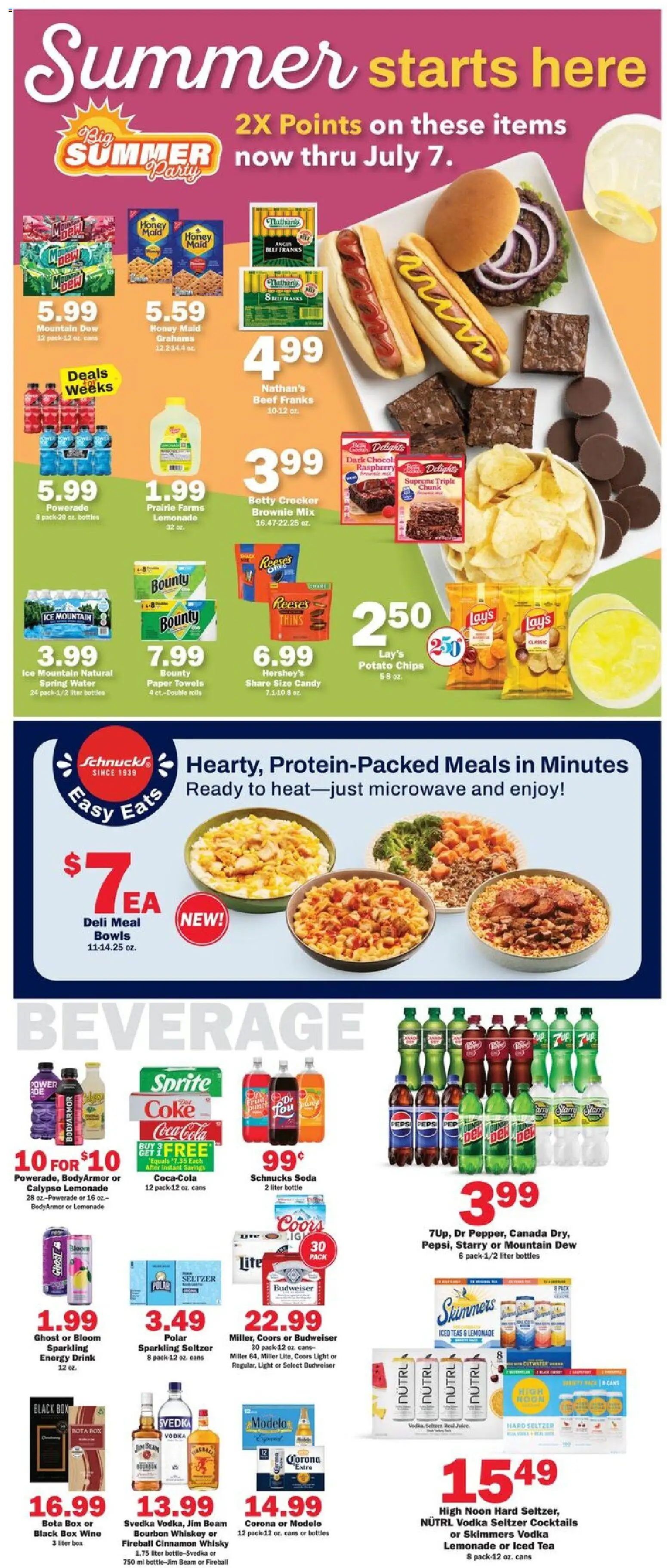 Schnucks Weekly Print Ad - IL - valid from 24.06.2026 | Page: 3 | Products: Box, Juice, Wine, Bourbon