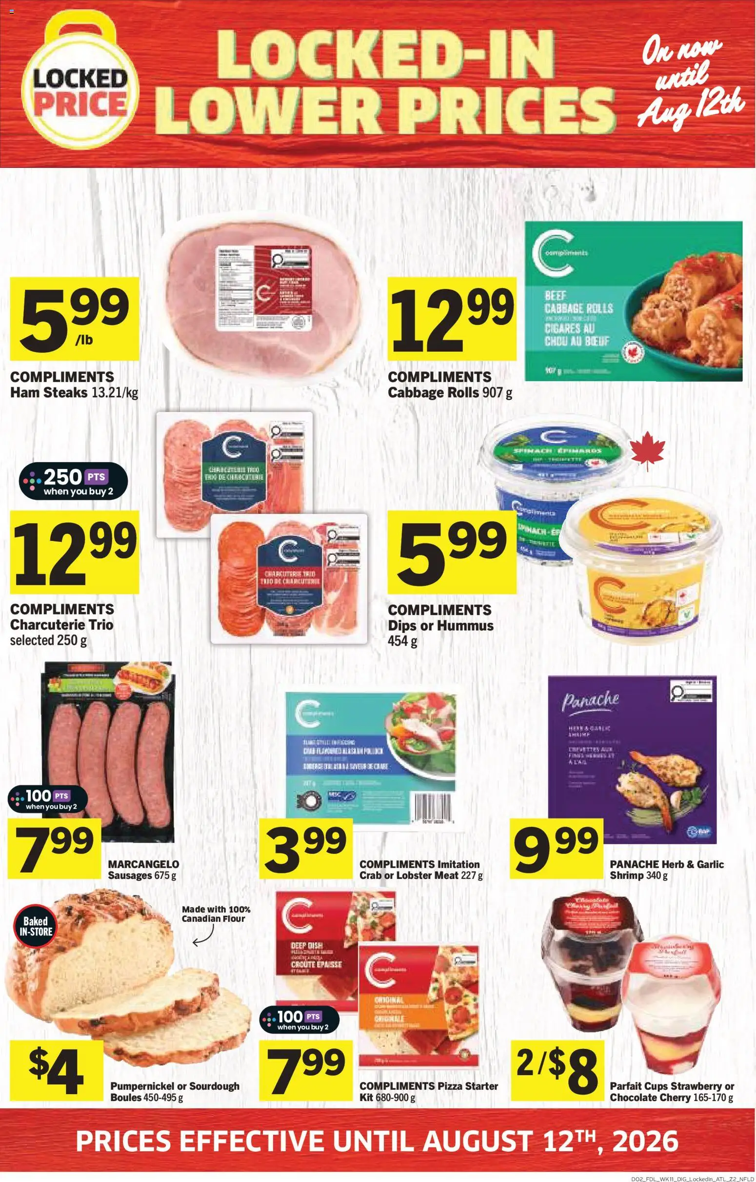 Foodland flyer valid from Jul 9, 2026 | Page: 8 | Products: Beef, Chocolate, Ham, Pizza
