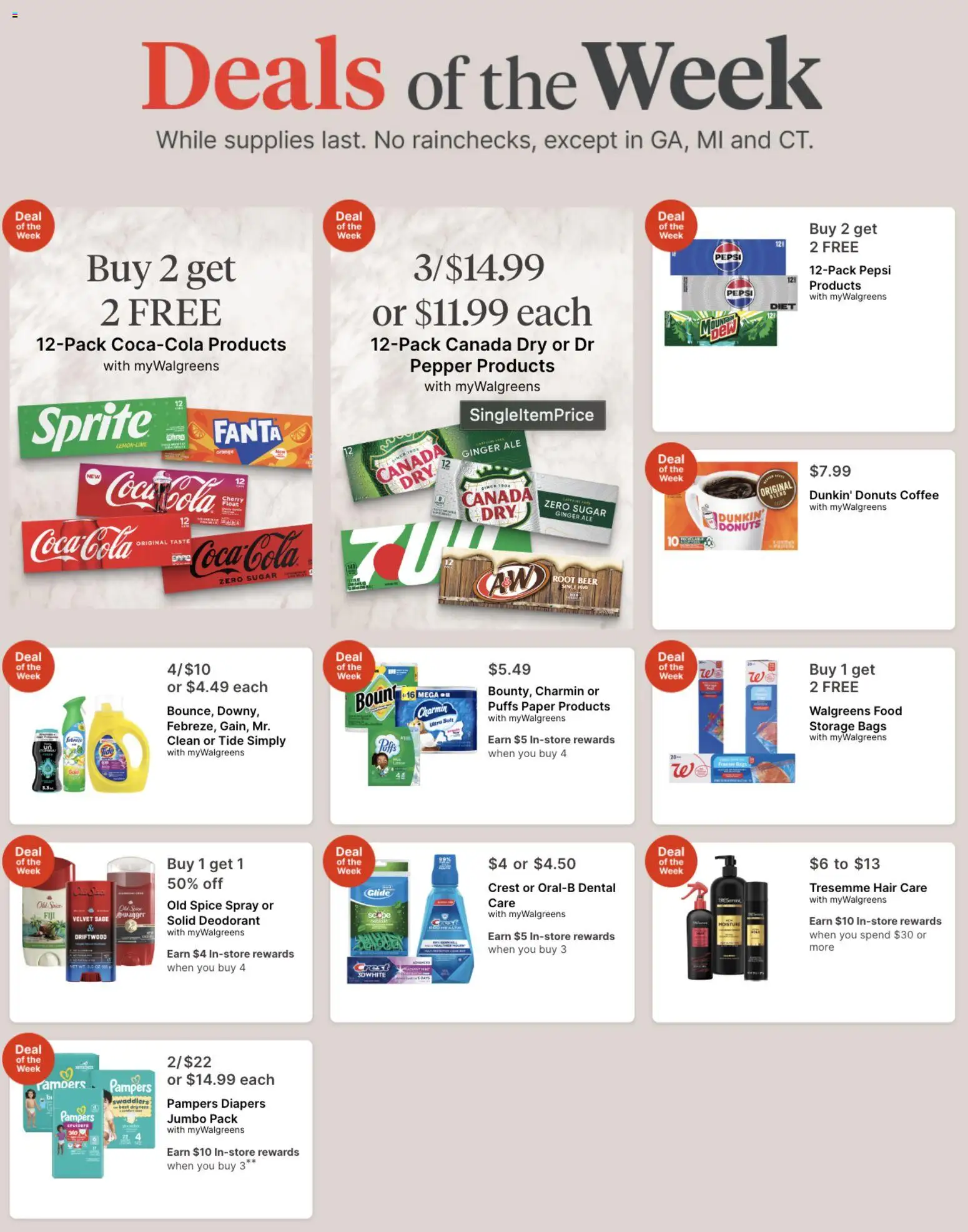 Walgreens Weekly Ad - valid from 08/30/2026 | Page: 1 | Products: Pepper, Fanta, Sprite, Freezer
