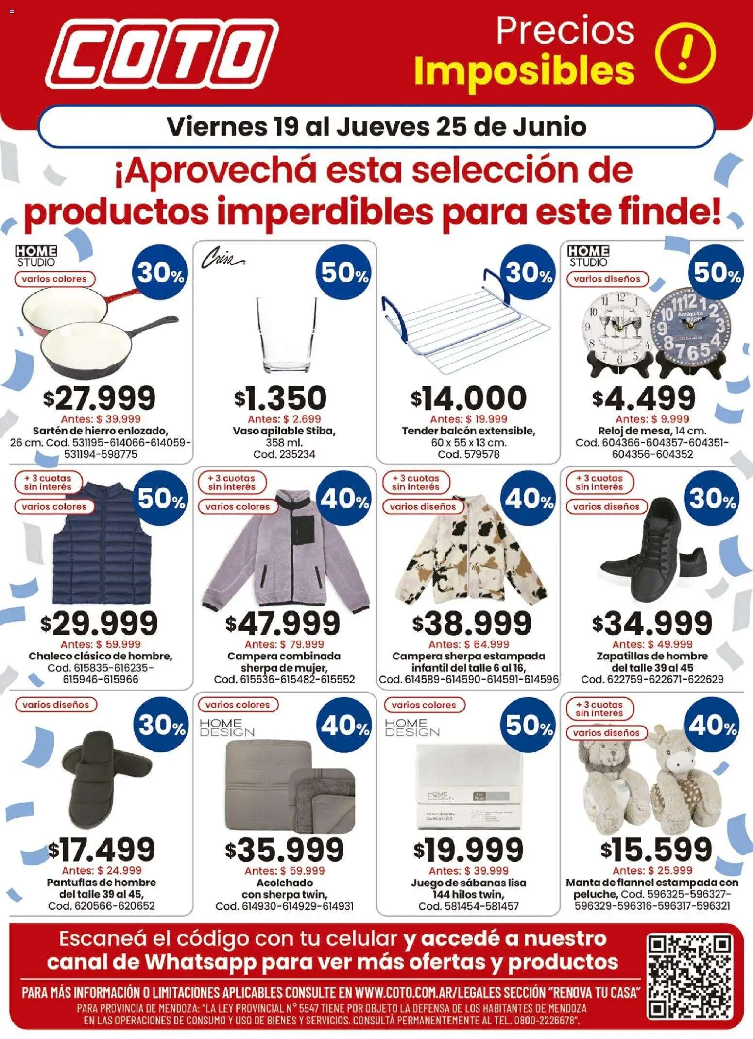 Coto - Renova Productos │ válido desde el 19.06.2026 | Página: 1