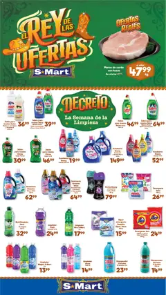 Vista previa de S-Mart folleto Ofertas de feria Juárez, nuevo folleto de la tienda, válido en México a partir del 29.05.2026