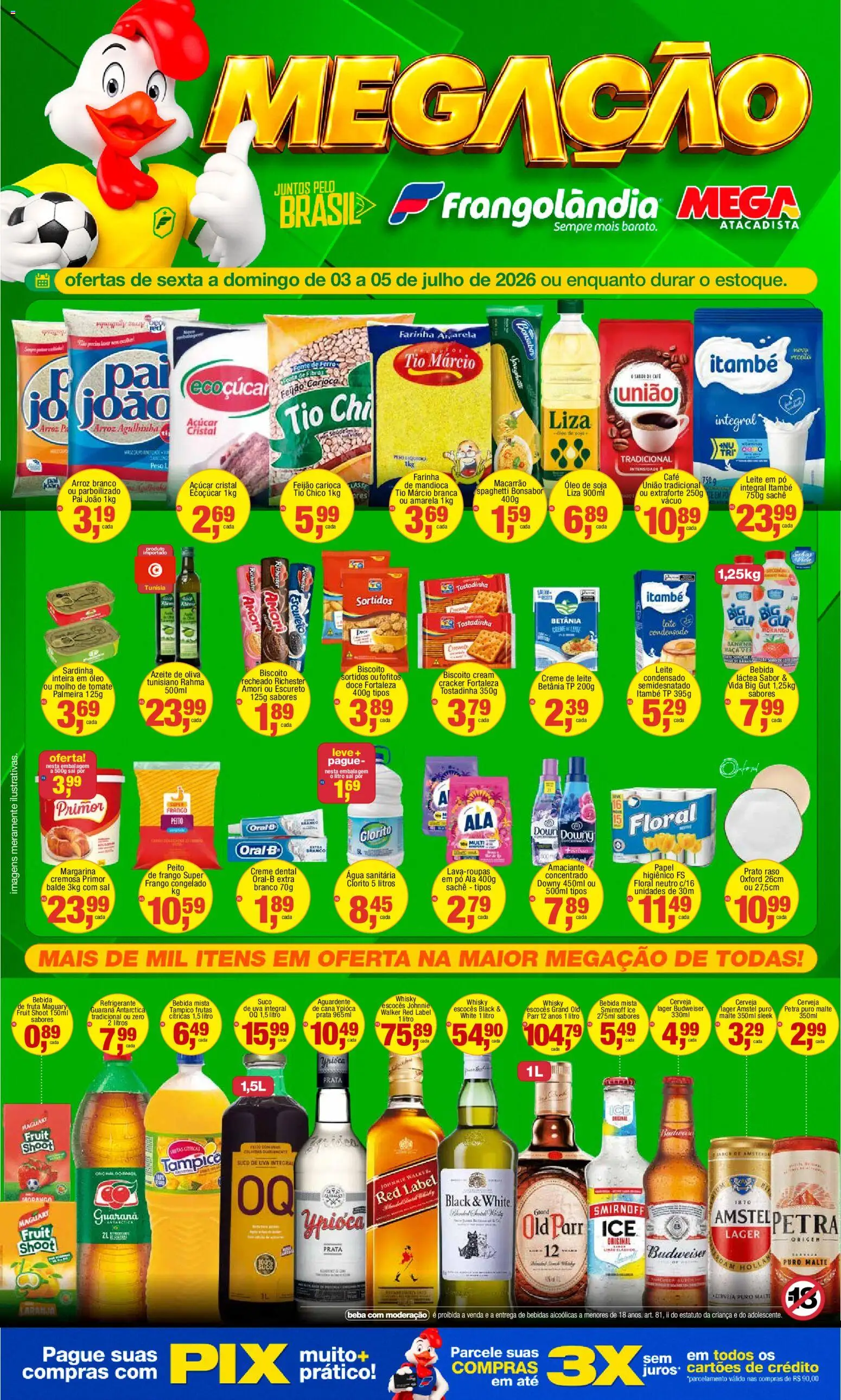 Frangolândia – Ofertas da semana de 03/07/2026 | Promoções Online