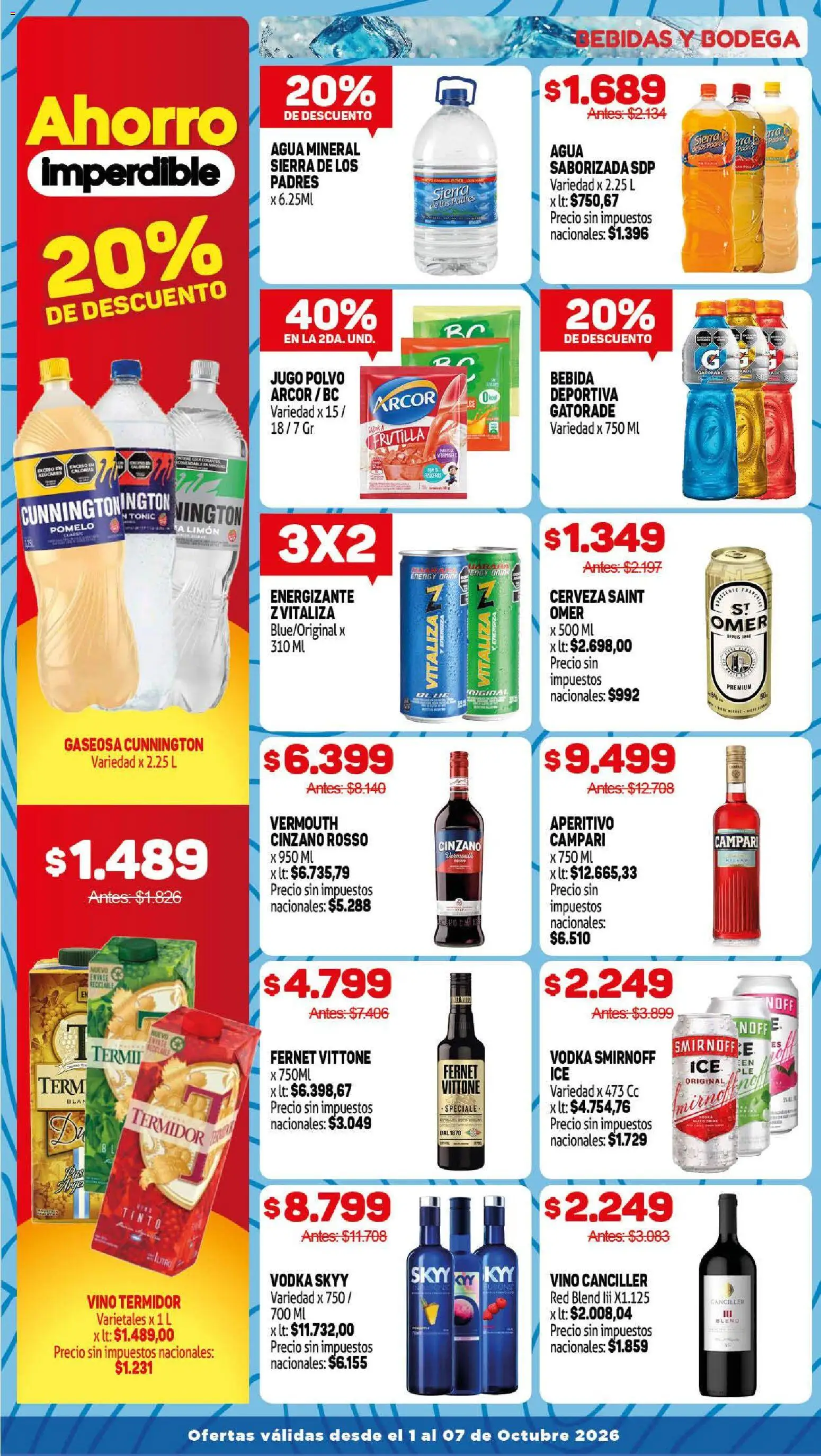 Makro Ofertas │ válido desde el 01/10/2026 | Página: 11 | Productos: Vodka, Frutilla, Gaseosa, Limón