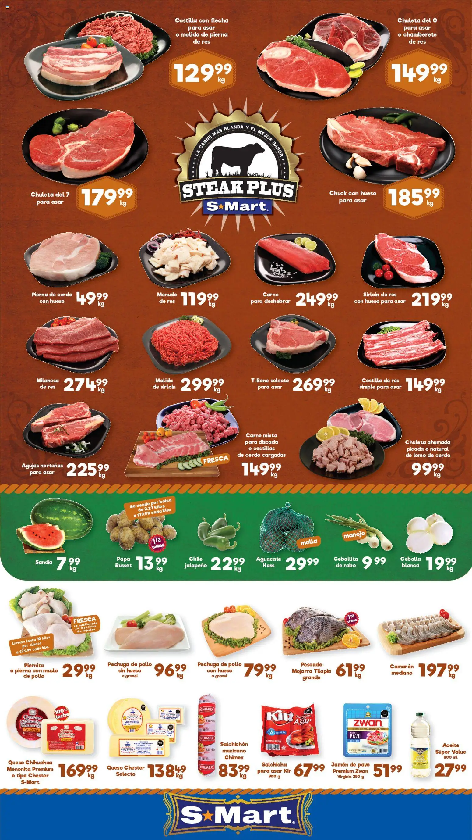 Nuevas ofertas de S-Mart válidas en toda la República Mexicana desde el 10/07/2026. ¡Encuentra las mejores ofertas en S-Mart folleto! | Página: 1