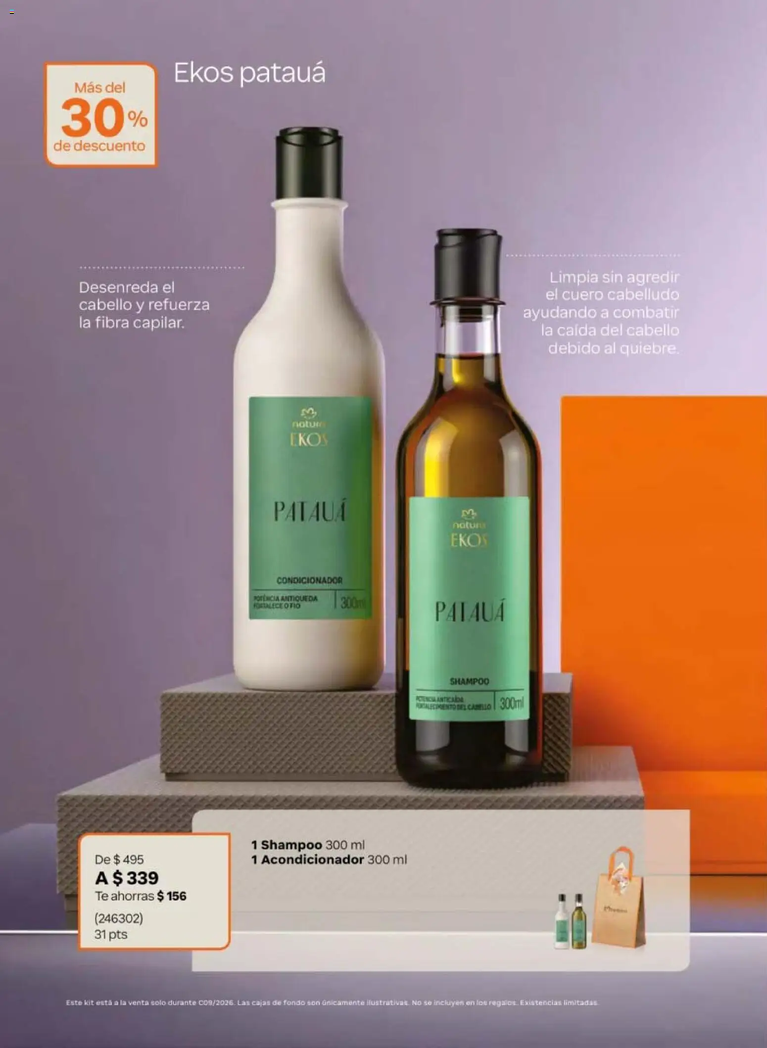 Nuevas ofertas de Natura válidas en toda la República Mexicana desde el 29/05/2026. ¡Encuentra las mejores ofertas en Natura campaña 9 2026! | Página: 20 | Productos: Té, Acondicionador