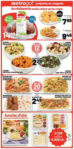 Preview of Metro weekly flyer / circulaire from shop Metro valid from Jul 2, 2026 | Page: 14 | Products: Salad, Box, Chicken