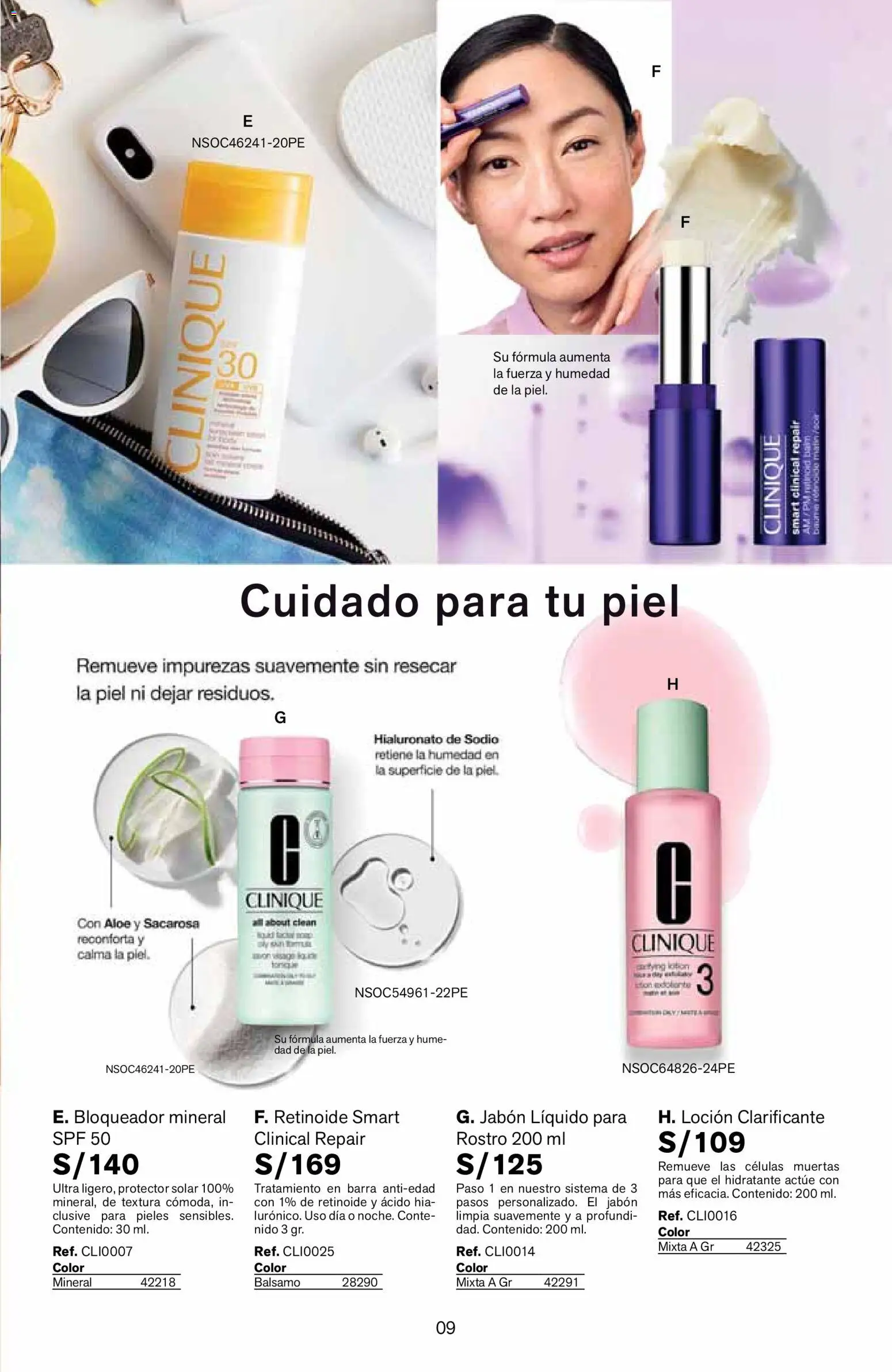 Catálogo Leonisa válido desde 24/08/2026 | Página: 9 | Productos: Protector solar, Jabón