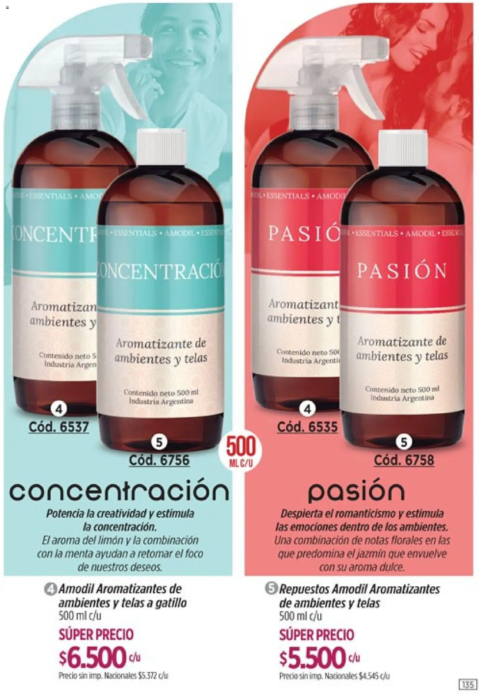 Catálogo Amodil Campaña 12 │ válido desde el 30/06/2026 | Página: 135 | Productos: Foco, Limón