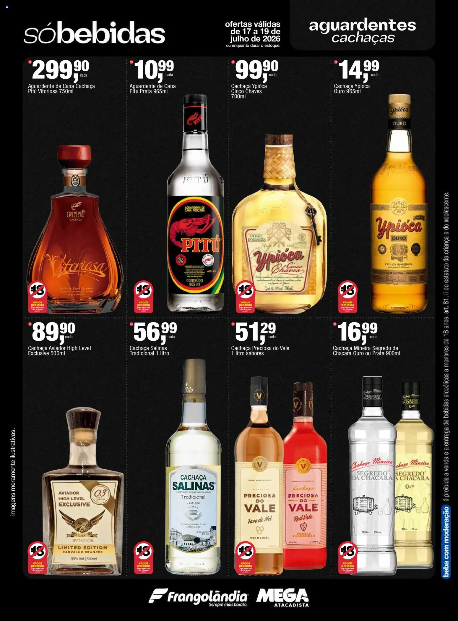Frangolândia Folheto - válido de 17/07/2026 | Página: 4 | Produtos: Cachaça, Mel