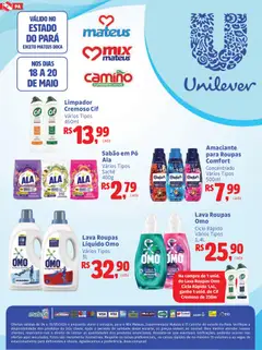Mateus ofertas Exclusivo Unilever - Pré-Visualização do folheto da loja Mateus, válido de 18.05.2026