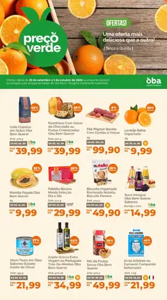 Oba Hortifruti - Ofertas da semana - Pré-Visualização do folheto da loja Oba Hortifruti, válido de 29/09/2026