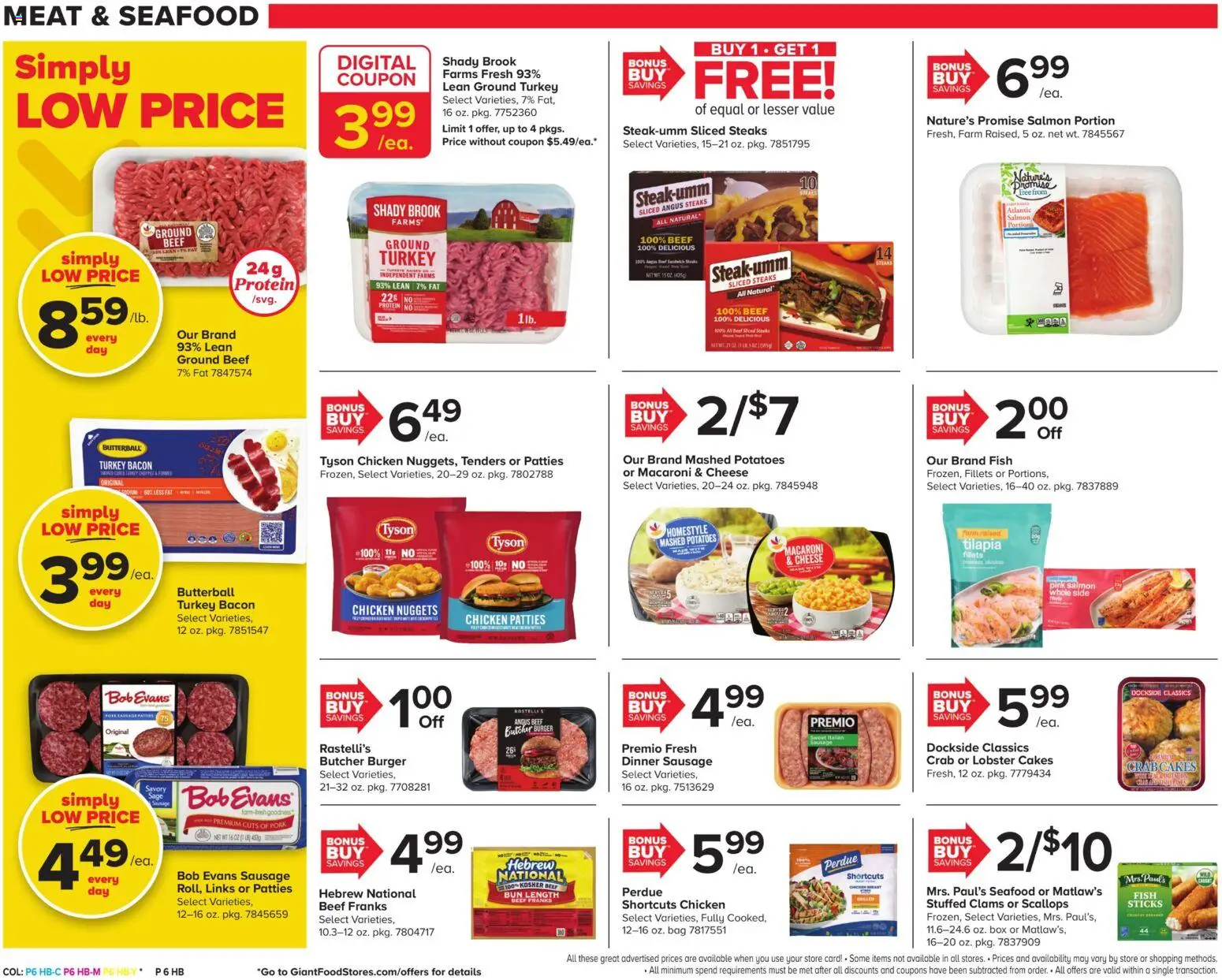 Giant Weekly Ad - valid from 07/31/2026 | Page: 11 | Products: Box, Meat, Pork, Sausage