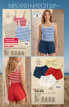 Leonisa catálogo -  Vista previa de la revista de la tienda Leonisa valido desde el 04.06.2026 | Página: 158 | Productos: Short, Camiseta, Camiseta manga sisa