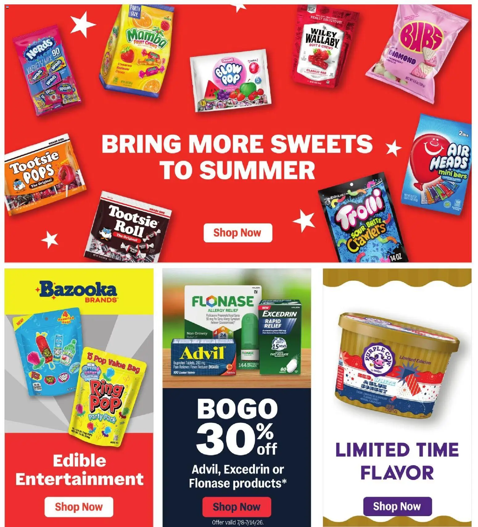 Meijer Weekly Ad - valid from 07/08/2026 | Page: 39 | Products: Ring, Raspberry, Bag