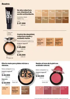 Natura catálogo ciclo 07 -  Vista previa de la revista de la tienda Natura valido desde el 08.04.2026 | Página: 107 | Productos: Polvo compacto, Espejo, Polvo, Corrector