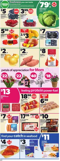 Preview of Loblaws weekly flyer / circulaire from shop Loblaws valid from 07.05.2026 | Page: 5 | Products: Beef, Flakes, PC, Potatoes