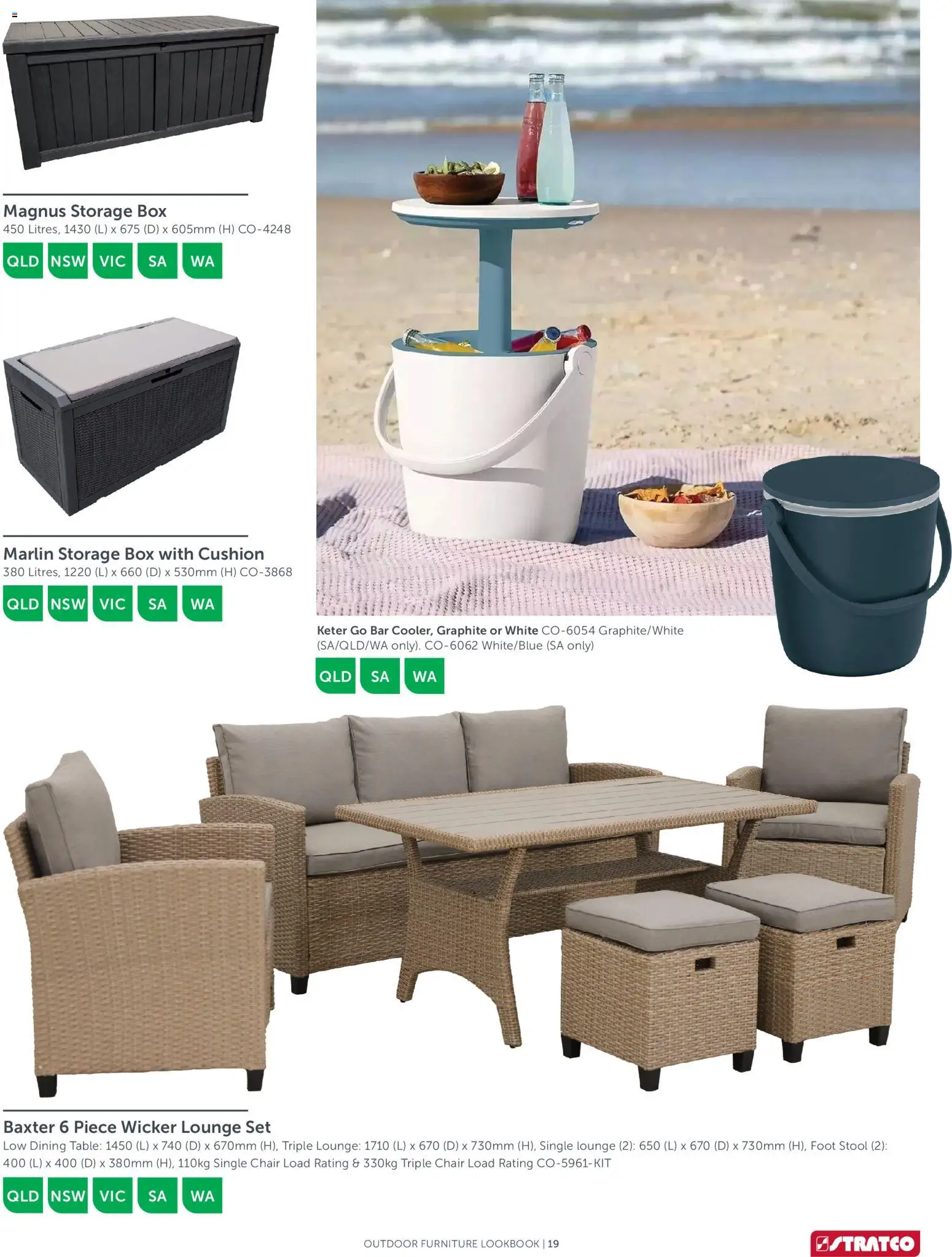 Stratco catalogue - valid from 15.05.2026 | Page: 19 | Products: Chair, Box, Stool, Outdoor furniture